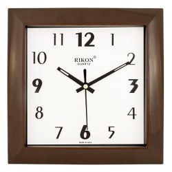 Часы настенные Rikon, коричневый 3551 Brown